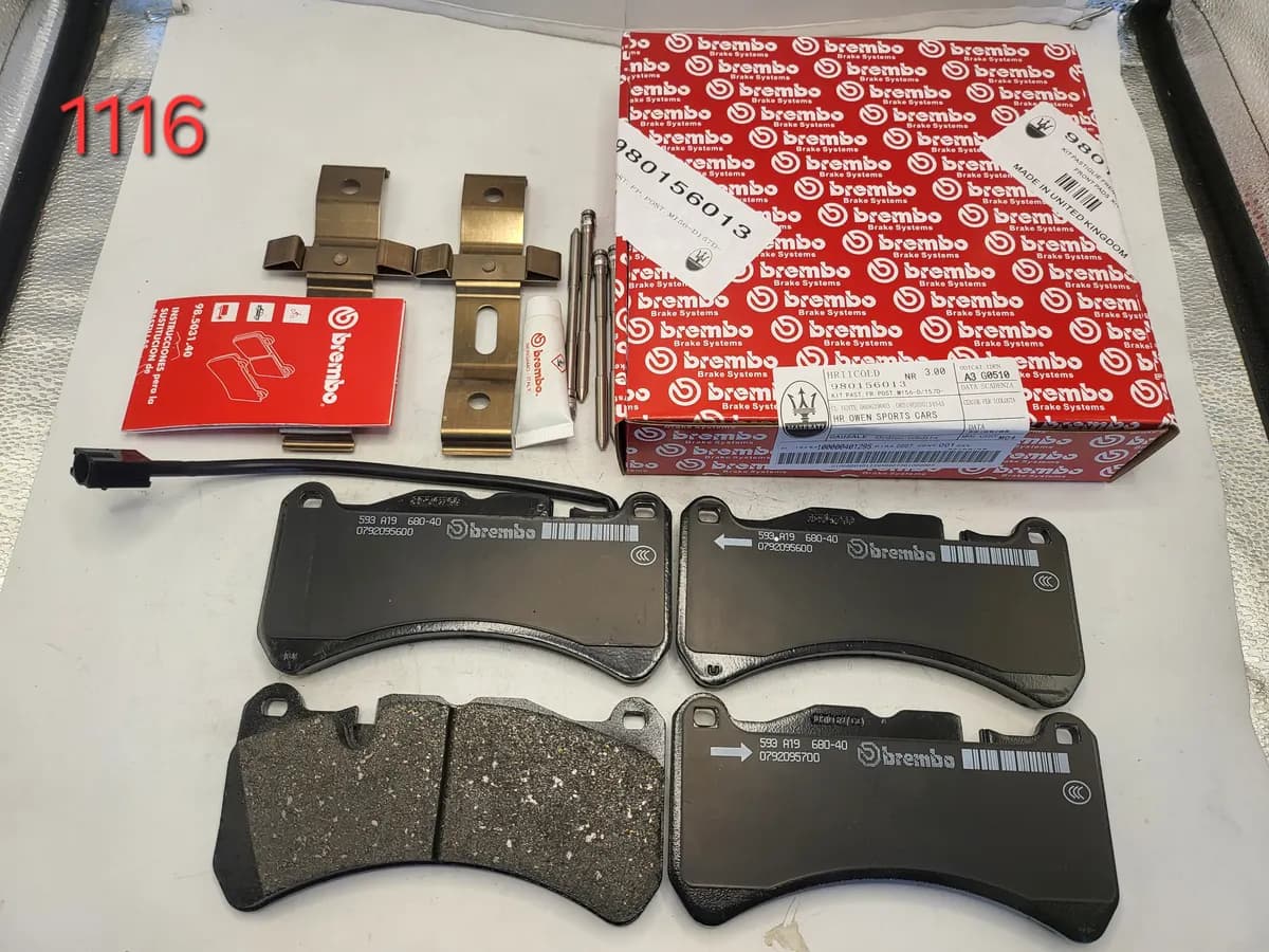 Maserati Front Brake Pad Set D1116