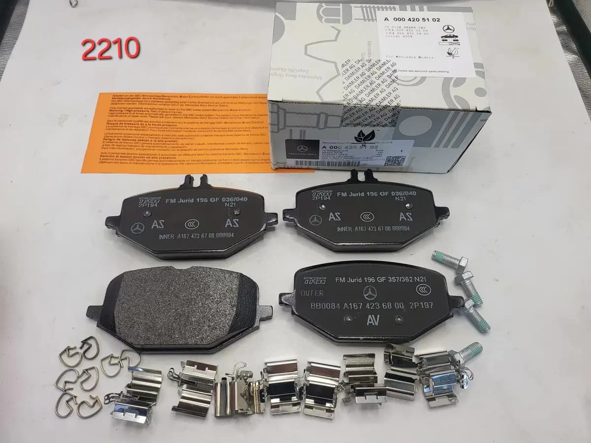 Mercedes-Benz Rear Brake Pad Set A38